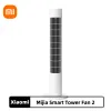 Produkter 2022 Xiaomi Mijia Smart Tower Fan 2 Intelligent DC Frequency Conversion 150 ° DIY Natural Wind Work med Mi Home Bpts02dm