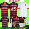 24/25 Flamengo Soccer Jerseys 2024 2025 Футбольная рубашка T Men Set Kind Kit Women Camisa de Futebol с длинным рукавом Pedro Diego Gerson Gabi Lorran Pulgar Fans Версия игрока игрока