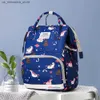 Sacchetti per pannolini 2024 Nuovo sacchetto per bambini di grande capacità Mom BASSE OUTDOOR INCONTROPROFFACK BACKPACK POMA POMA BASCHE BASCHE MULI FUNZIONALE Q240418