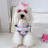 Pet Dog Hair Clips Ins Cat Dog Sweet Bowknot Triangle Brand Cute Pink Dog Hair Accessories For Pomeranian Bichon