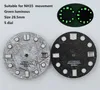 Uhr Reparaturkits 28,5 mm NH35 Dial Meteorit Luminous S mod -Teile für mechanische Bewegungszubehör ersetzen