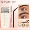 Enhancers FOCALLURE Eyebrow Soap Wax With Trimmer Fluffy Feathery Eyebrows Pomade Gel For Eyebrow Styling Makeup Soap Brow Sculpt Lift