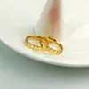 حلقات الكتلة ابتسامة حقيقية 18K Gold Dragon Ring AU750 غير موثقة للزوجين عيد الحب المجوهرات المجوهرات R0023