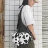 Bag Cartoon Kuhdrucken Frauen Schulter Handtasche Oxford Stoff kleines Crossbody Telefon Einfaches Frauen täglich