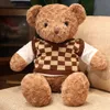 Custom weich gefüllte Teddy Plüschspielzeug Schlafbett Kissen Kinder umarmen Bärenpuppen Geschenk für Freundin