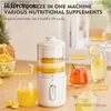 Juicers JU479 Séparateur de jus de juicer électrique sans fil USB Charge Ménage à vitesse lente Y240418