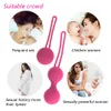 Safe Silicone Smart Ball Vibrator Kegel Ben Wa Wa Vagina Dra åt träningsmaskin Sexig leksak för kvinnor Vaginal Geisha