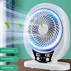 Topk-ventilador de Escritorio USB, Miniventilador de Mesa silencioso con flujo de aire fuerte, 3 velocidades, Cabezal Giratorio de 360 Grados para el Hogar, la Oficina