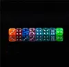 New 100pcs 1218MM Dice Transparent Color Point 16 Digital Automatic Game KTV Dice Acrylic Gambing Dices2601632