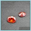 الماس فضفاضة اللون البرتقالي الحجر الأحمر الحجر 8 أحجام 2xm-4x6mm Hine Hine قطع الزركونيا chipic incthetic الخرزات الحجارة الفضفاضة لصنع المجوهرات صنع otth2