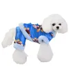 Vêtements pour chien coton coton vêtements de pEking manteau d'opéra en peluche en peluche