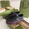 Sneaker designer di scarpe di tela jacquard denim donna uomo green rosso reso ricamo da remio piatti casuali con scatola