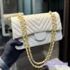 Luxury Bag Women Designer Bags Fashion Crossbody Bag Classic Shoulder Chain Bags Brand Gold Silver Logo Messenger Purse Genuine Leather Flap Wallet Saddle Handbags