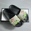 Sapato de praia de slides floral de slides floral para homens para homens, sola sola deslizantes de couro de verão Tigre Tiger Sunny Tazz Slipper Loafer Walk Sandale