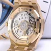 Designer Watch Luxury Automatic Mechanical Watches MENS 15500or Series Gold Rose Gold 41mm Data Display Full Set Movement Owatch da polso