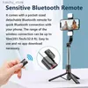 Selfie Monopods Keelead Selfie Stick Tripod ile Dolgu Işık Kablosuz Bluetooth 45.66 inç Stand Taşınabilir Tripod İPhone 14/13 Akıllı Telefonlar Y240418