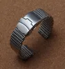 Mesh Watchband -Armbänder Spezielle End Sicherheitsschnalle 18mm 20 mm 22 mm 24mm Uhrenstreifen können nicht für Männer stunden 9400277 eingestellt werden