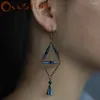 Bengelen oorbellen 2024 Antieke handgemaakte vintage druppelophanging hangende pendientes brincos lange sieraden voor vrouwen gothic items ding