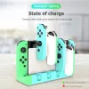 Fareler Oyun Denetleyicisi Şarj Cihazı Şarj Dock Stand Tutucu Nintendo Switch Joycon Oyun Denetleyici Şarj Cihazı Dock Masaüstü Standı