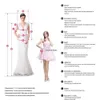 Потрясающая мобя 2024 Элегантные свадебные платья для женщин V-образных крышек кружев