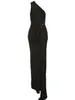 Abiti casual QIANDERER DONNE Y2K Abito senza schienale senza maniche BodyCon Halter Open Back Maxi che esce da un elegante cocktail da festa a lungo