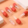 Bouteilles de rangement à rouge à lèvres Round Glaze à lèvres transparent