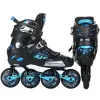 Boots War Wolf Inline Skates Professional Banana Frame Slalom Vuxen Roller Skating Shoes Glid Free Skating Patins Bra som Seba