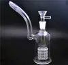 8 pouces petit bang en verre transparent en verre d'eau pipe à eau fumant des bongs de narguilé avec 14,5 mm