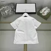 Fashion Baby T-Shirt Kinder Designer Kleidung farbige Logo Mädchen Kurzarm Größe 100-150 cm Jungen Tees Sommerkind T-Shirt 24APRIL