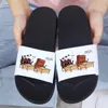 Slippers Cherry Drink Cute Print Women Eva Soft Sole Summer Beach Slide Sandals Ladies Indoor Bathroom Anti-Slip Shoes