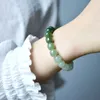 Strand He Tian Jade Hand String Women Gradient Beads Bracelet Gift Ornaments Valentine's Day Gemstone Bangle Charms