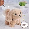 Electronic Pet Dog Toy Walking Interactive Dog Plush Doll Toys Vibrating Automatic Moving Electric Puppy Gift For Baby Kids 240407