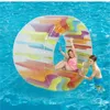 صيف الأطفال الملونة العملاقة للمياه العملاقة قابلة للتطوير العوامل الدوارة كرة لفة الكرة سباحة العشب ألعاب الألعاب الرياضية 240416