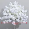 Kwiaty dekoracyjne luksusowy biały stół róży ślubny stół centralny Kulca impreza impreza scena droga ołowiu kwiatowy wyświetlacz okien