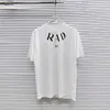 Men's T-Shirts designer PU Pu Jia Correct High Version 24SS Spring/Summer Neckline Letter Short sleeved T-shirt Fashion Dressing Same Style for Men and Women 9E04