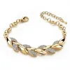 Bracelets de charme ZG Bracelet de produits tendances pour femmes Gold Leaf Europe et américain Bijoux de mariage de mode Diamond Bangle Femme