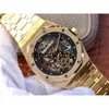 Piquet Audemar V2アップグレードBA 26513 OO 1220 01 Tourbillon Men S Manual Mechanical Watch貨物の高品質のリアルショット