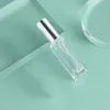 2024 10 ml Mini Parfum Papées de pulvérisation Verre Rempillable Bouteille portable Huiles de voyage liquide Conteneur cosmétique Perfume atomiseur pour récipient cosmétique rechargeable