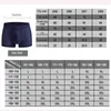 Sous-pants 4pcs / lot Summer Men's Underwear Man Boxer Ice Silk Mesh Boîtres Sexy Youth Boxer Shorts de grande taille