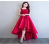 High Low Prom Dresses 2017 Red Lace Formal Cocktail Party Dess Cheap Real Po Short Front Long Back Evening Gowns5159593