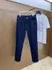 2024 Spring Automn broderie Lettre imprimé jeans Men's Jeans Light Washed Man's Long Crayer Pantal WCNZ090