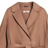 Designer Coat Womens Coat Jackets Mestree di lana Capelli Giacca a treno singoli a colore solido Slim's Slim Long Whone Wool QBPV
