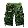 Amerikaanse maat camouflage losse vracht shorts mannen cool zomer militaire camo korte broek homme 240412