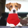 Dog Apparel 4 Pcs Pet Bib Scarf Bandanas Bulk Solid Color Adjustable Decor Polyester Triangle