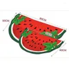 Bath Mats Lovely Watermelon Floor Mat For Children Room Doormat 40 60/50 80cm Semicircle Carpet Hall Entrance Foot Pad Toilet Rugs