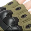 Gants tactiques de l'armée Tactical Glove Military Paintball Airsoft Bike Motocross Combat Knuckle Hard Half Finger Gants