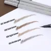 Geliştiriciler 1 adet su sıvı kaş kalem koyu kahverengi doğal kaşlar göz kalemi kalemi su geçirmez kalıcı hızlı hızlı kaşlar makyaj araçları