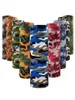 Halloween Half Face Camo Bandanas Magic Seamless Bandana Headband Outdoor Sports Riding Protective Masks Tube Neck Face Headscarve3283220