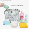 Diaper Bags New baby sleeping bag diaper for pregnant women travel bag handbag for newborns baby items diaper changes lost bags for women Q240418