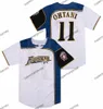 Männer Japan Hokkaido Nippon Ham Fighters #16 Shohei ohtani #11 Baseball -Trikot -Jersey White Black Green Alternative Fans Uniformen Custom